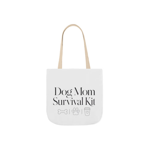 Dog Mom Survival Kit Canvas Tote Bag