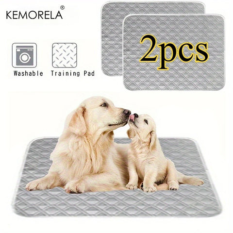 2PCS  Premium Ultra-Absorbent Pet Training Pads Reusable